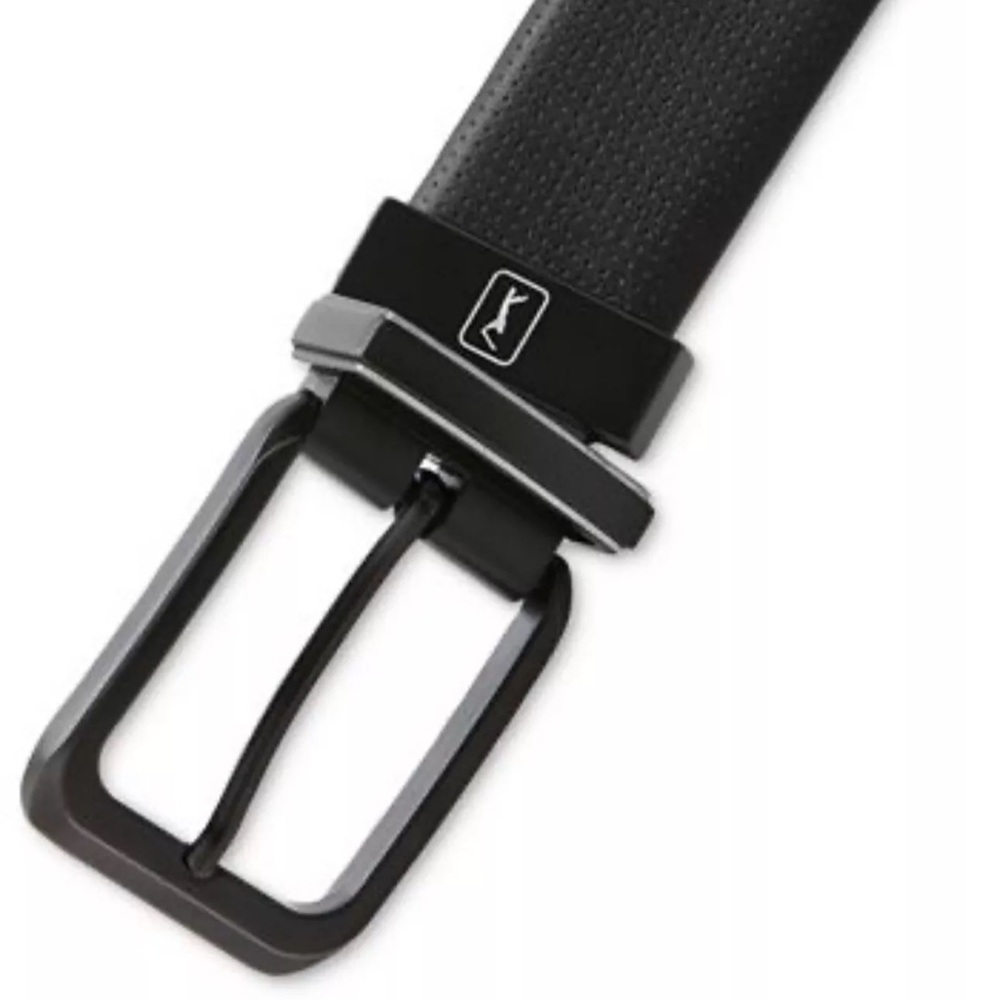 😍PGA TOUR Men's Perforated Reversible Black Belt Size 30